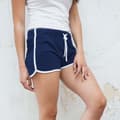 Miniatyrbilde 2 av 2: Skinni Fit Womens/Ladies Retro Training / Fitness Sports Shorts