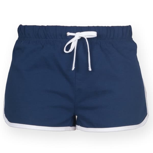 Skinni Fit Womens/Ladies Retro Training / Fitness Sports Shorts