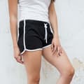 Miniatyrbilde 4 av 4: Skinni Fit Womens/Ladies Retro Training / Fitness Sports Shorts