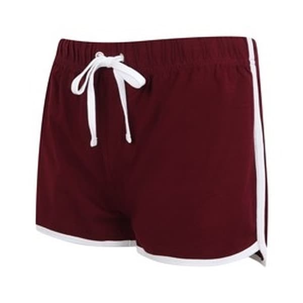 Skinni Fit Retro trænings- og fitness sportsshorts til kvinder/damer
