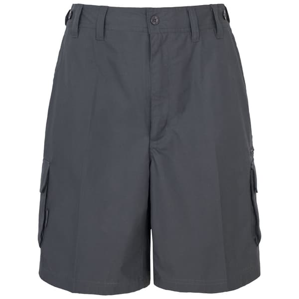 Trespass Mens Gally Water Repellent Hiking Cargo Shorts Graphite XXS