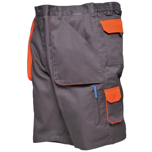 Portwest Kontrastfärgade arbetsshorts för män