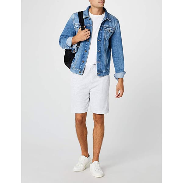 Fruit of the Loom Lättviktiga casual fleece-shorts för män (240 GSM)