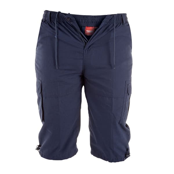 Duke Mens D555 Mason Kingsize Cargo Shorts Navy 8XL