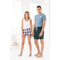 Miniatyrbilde 2 av 3: Skinni Fit Mens Tartan Lounge Shorts