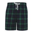 Miniatyrbilde 1 av 3: Skinni Fit Mens Tartan Lounge Shorts