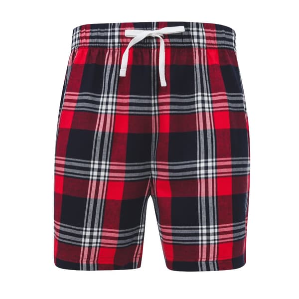 Skinni Fit Tartan Lounge Shorts til mænd