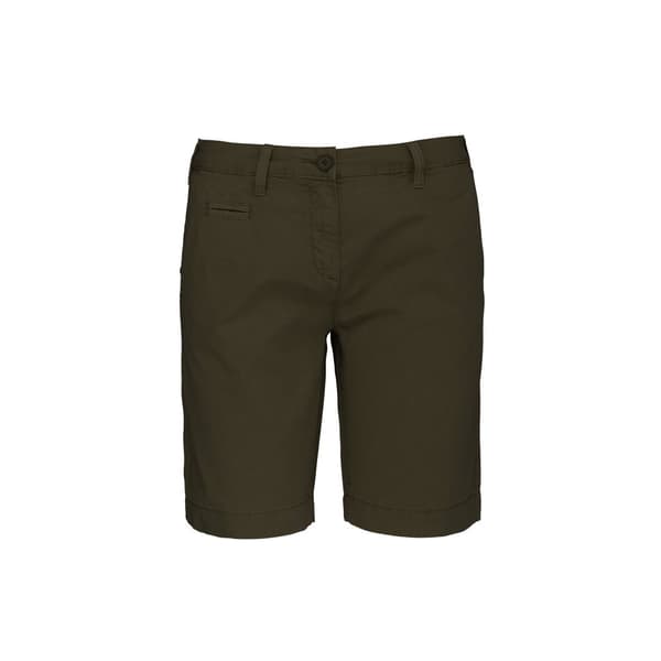 Kariban Womens/Ladies Washed Effect Bermuda Shorts
