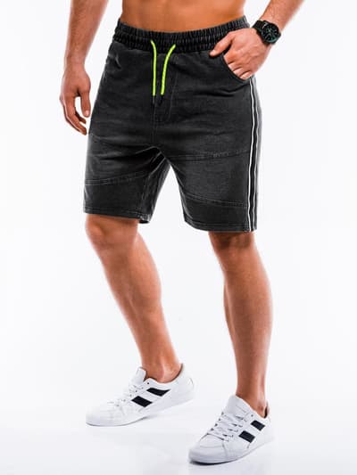 Men's sweatshorts W268 - black