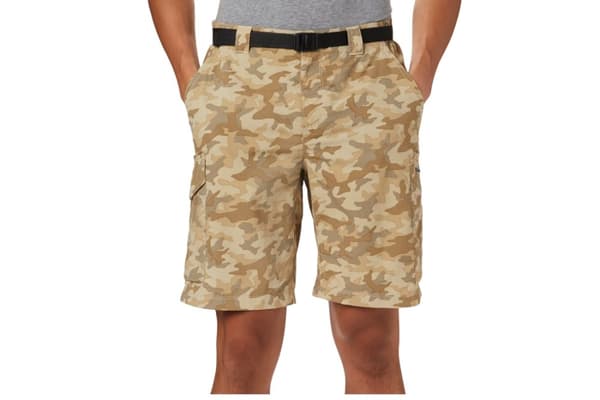 Columbia Silver Ridge Printed Cargo Short 1587033160, Mand, Shorts, Brun Brown 30