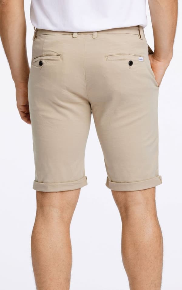 Lindbergh White - Chinoshorts 30-505044 Enfärgade