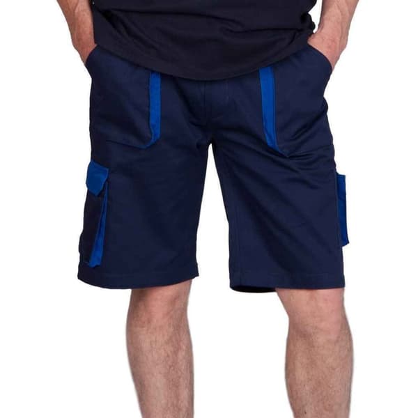Portwest Texo kontrastfarvede Cargo Shorts til mænd