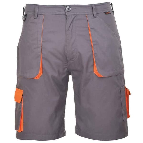 Portwest Texo kontrastfarvede Cargo Shorts til mænd