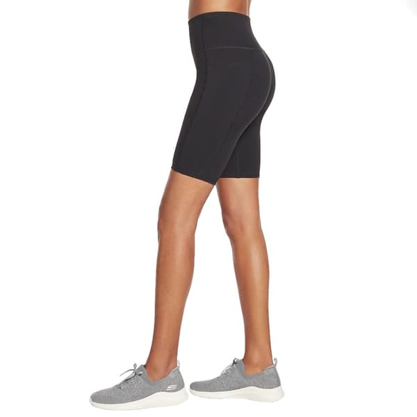 Skechers Go Walk High Waisted Bike Short W3SH53-BLK, Kvinde, Shorts, Sort