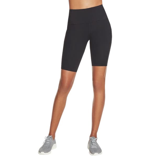 Skechers Go Walk High Waisted Bike Short W3SH53-BLK, Kvinde, Shorts, Sort