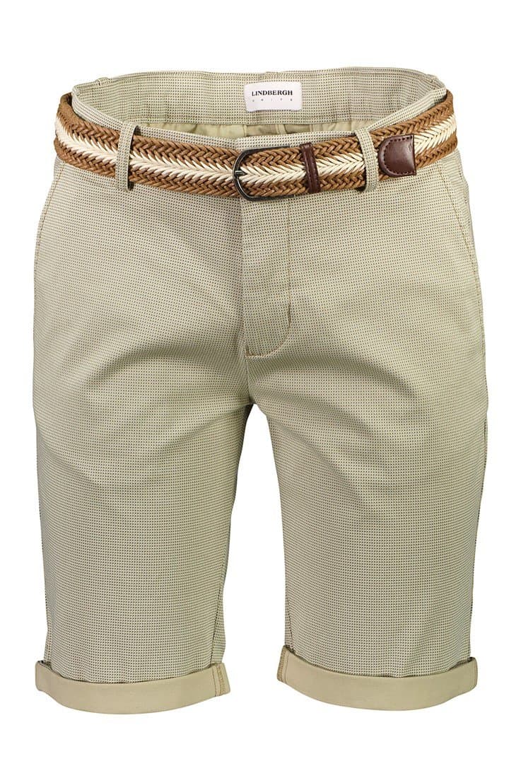 Lindbergh White - Chinoshorts 30-505045B Småmönstrade