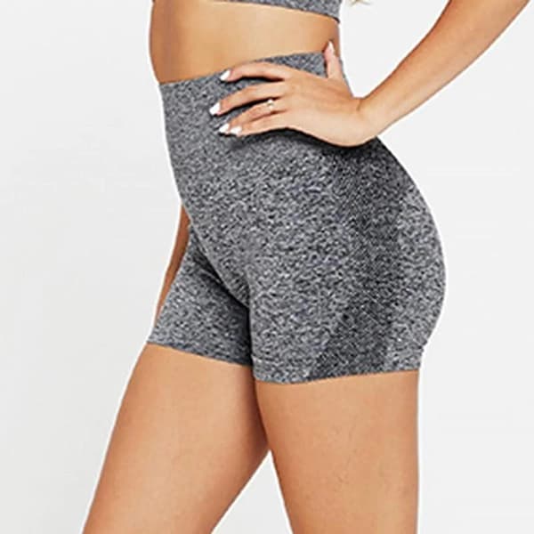 Fitness shorts med hög midja