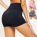 Miniatyrbild 1 av 4: Fitness shorts med hög midja