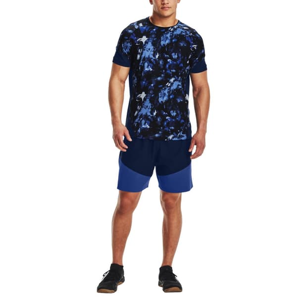 Under Armour Knit Woven Hybrid Shorts 1366167-408, Man, Shorts, Marinblå