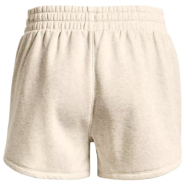 Under Armour Rival Fleece Short 1369858-783, Kvinna, Shorts, Beige