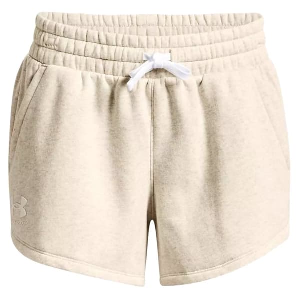 Under Armour Rival Fleece Short 1369858-783, Kvinna, Shorts, Beige