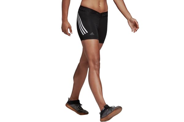 adidas Alphaskin Sport W 3-Stripes Short DQ3553, Kvinna, Shorts, Svart