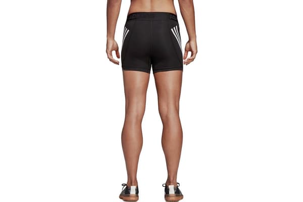 adidas Alphaskin Sport W 3-Stripes Short DQ3553, Kvinna, Shorts, Svart