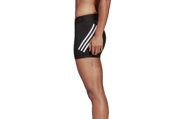 adidas Alphaskin Sport W 3-Stripes Short DQ3553, Kvinna, Shorts, Svart