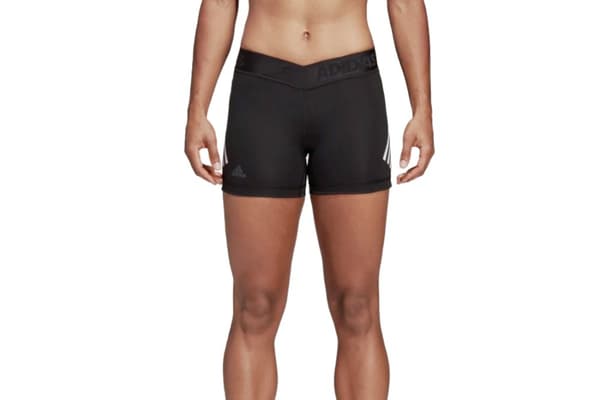 adidas Alphaskin Sport W 3-Stripes Short DQ3553, Kvinna, Shorts, Svart Black XXS