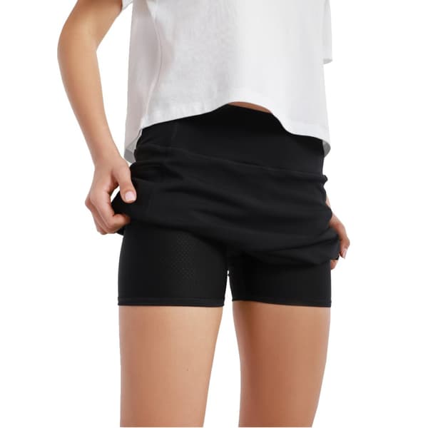 Skechers Go Walk Skort W2SK21-BLK, Kvinna, Shorts, Svart