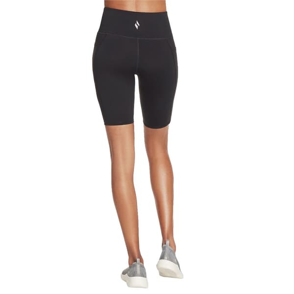 Skechers Go Walk High Waisted Bike Short W3SH53-BLK, Kvinde, Shorts, Sort