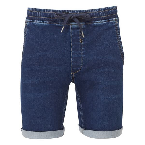 Wombat Shorts med dragsko i denim för män