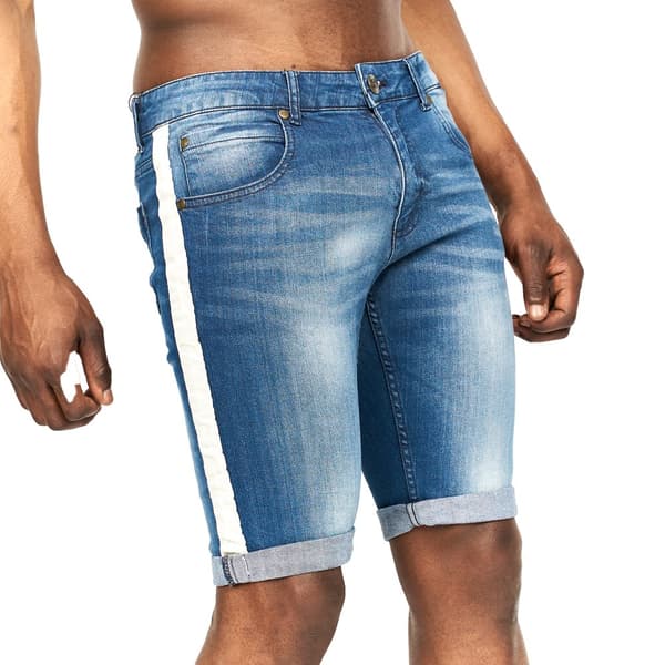 Crosshatch Mens Playmore Denim Shorts Stone Wash 30R