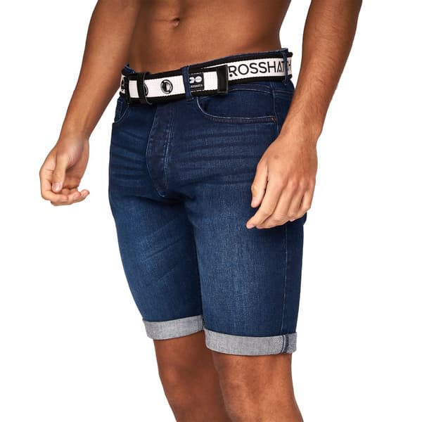 Crosshatch Mens Reestier Denim Shorts