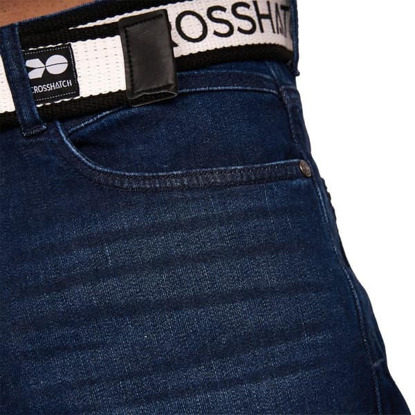 Crosshatch Mens Reestier Denim Shorts
