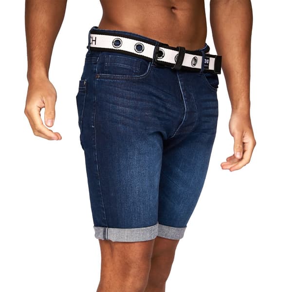 Crosshatch Mens Reestier Denim Shorts