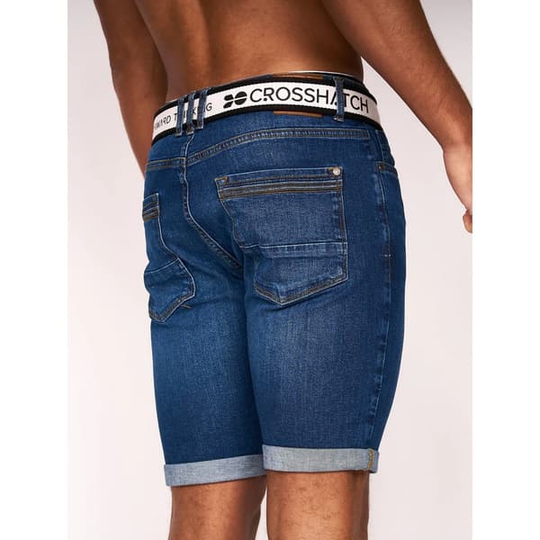 Crosshatch Mens Reestier Denim Shorts