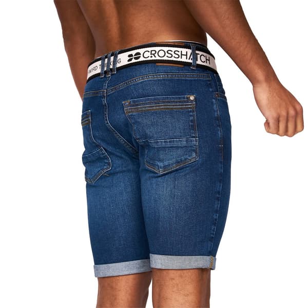 Crosshatch Mens Reestier Denim Shorts