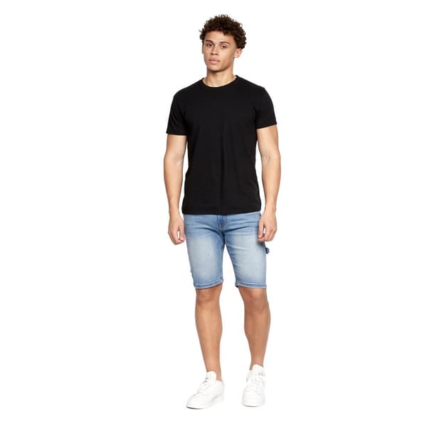 Crosshatch Mens Carpenter Denim Vintage Shorts
