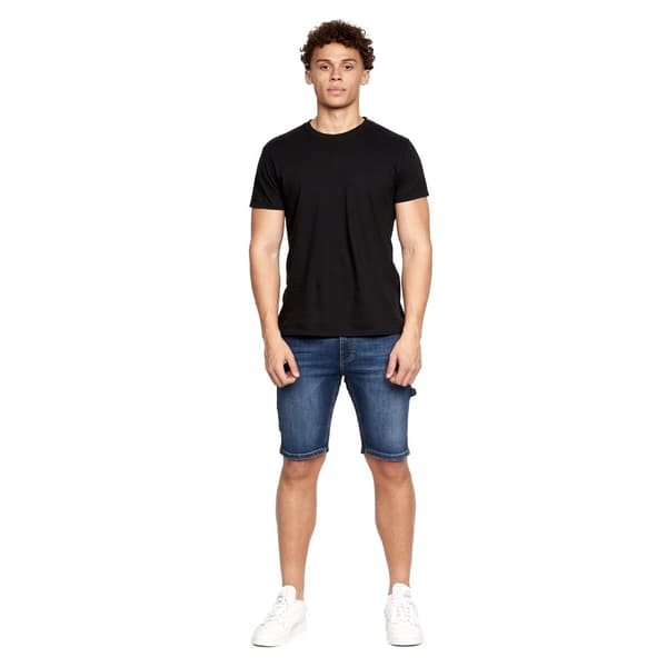 Crosshatch Mens Carpenter Denim Vintage Shorts