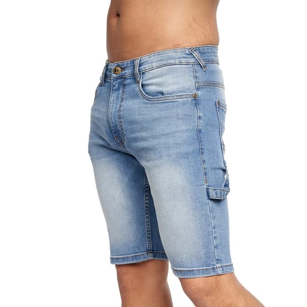 Crosshatch Mens Carpenter Denim Vintage Shorts