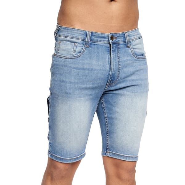 Crosshatch Mens Carpenter Denim Vintage Shorts