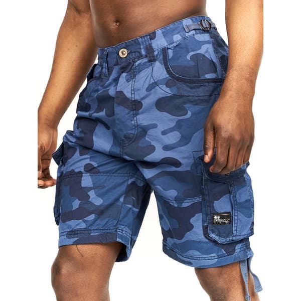 Crosshatch Mens Jimster Camo Cargo Shorts