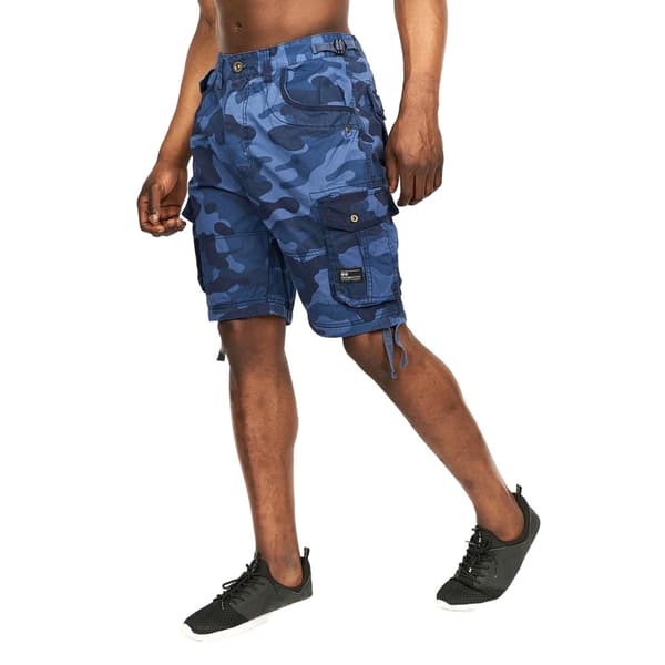 Crosshatch Mens Jimster Camo Cargo Shorts