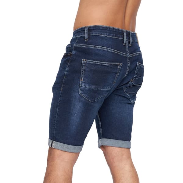 Crosshatch Mens Tonwin Denim Embossed Shorts