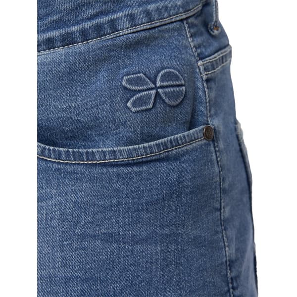 Crosshatch Tonwin Denim-prægede shorts til mænd