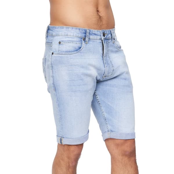 Crosshatch Mens Tonwin Denim Embossed Shorts