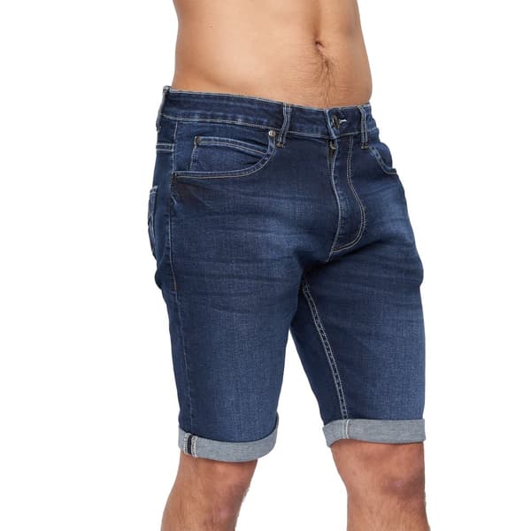Crosshatch Mens Tonwin Denim Embossed Shorts