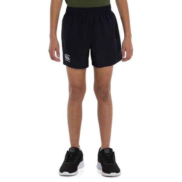 Canterbury Childrens/Kids Woven Shorts Black 12 Years