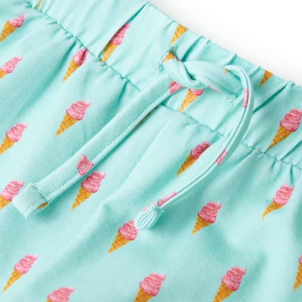 vidaXL Barneshorts med snor lysemynte 116